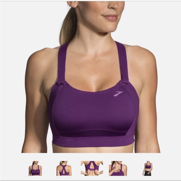 Brooks Other - EUC Brooks Moving Comfort Juno adjustble sport bra